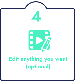 Edit anything you want